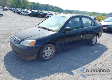 2001 Honda Civic Lx from USA, damaged, VIN 2HGES16521H558942